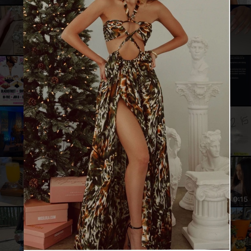 Cut out dress